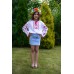 Embroidered blouse for girl "Pure Sweetness"